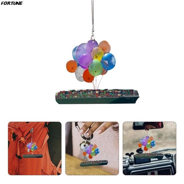 interior decorations car pendant ship model with balloon keychain backpack rearview mirror hanging decoration for accessories
interior decorations car pendant ship model with balloon keychain backpack rearview mirror hanging decoration for accessories