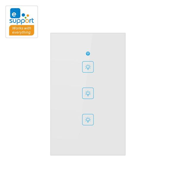 smart home control us wifi light switch wall touch 90-250v 120 type ewelink app with rf function voice alexa google
smart home control us wifi light switch wall touch 90-250v 120 type ewelink app with rf function voice alexa google