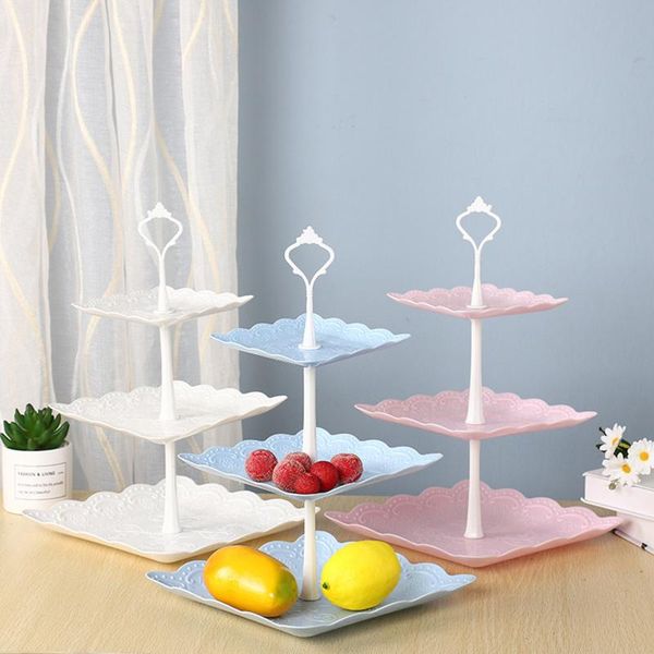 detachable 3 layers cake stand square plastic fruit tray dessert pastry holder snack container pan wedding party supplies other bakewar bake
detachable 3 layers cake stand square plastic fruit tray dessert pastry holder snack container pan wedding party supplies other bakewar bake