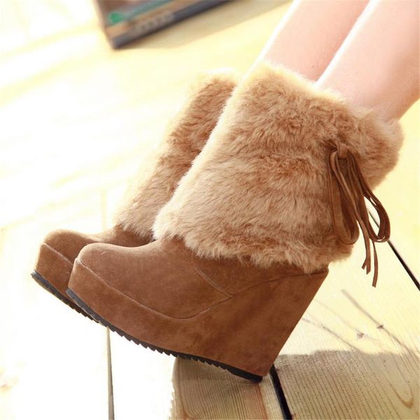 for dropship wholesale comfortable platform wedges high heels black keep warm winter shoes women snow boots female
for dropship wholesale comfortable platform wedges high heels black keep warm winter shoes women snow boots female