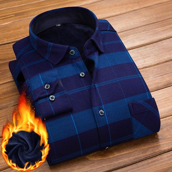 men's casual shirts warm shirt, wwnter business long sleeve velvet and thick plaid fashion bottom shirt, White;black
men's casual shirts warm shirt, wwnter business long sleeve velvet and thick plaid fashion bottom shirt, White;black