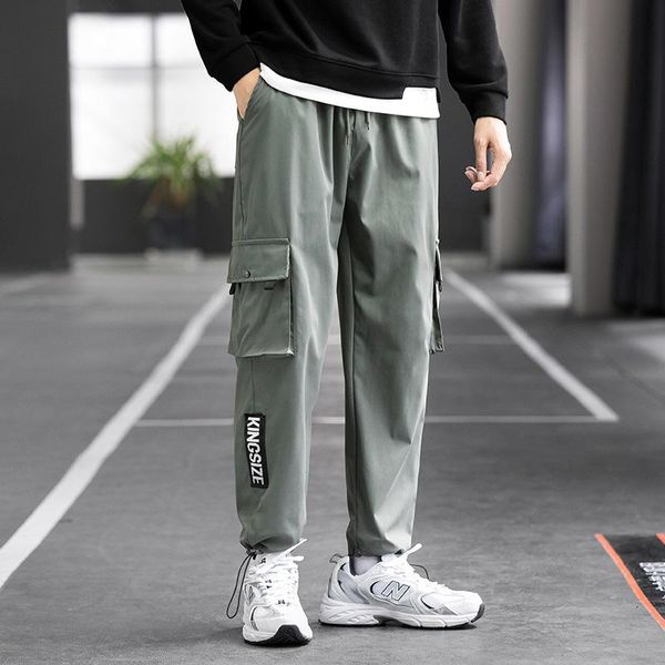 men's pants age season outdoor casual straight male japanese pocket big yards more overalls, Black
men's pants age season outdoor casual straight male japanese pocket big yards more overalls, Black