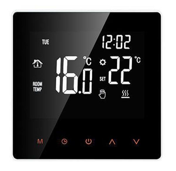 smart home control thermostat 16a wi-fi /no wifi orange / white digital temperature controller app lcd displaytouc
smart home control thermostat 16a wi-fi /no wifi orange / white digital temperature controller app lcd displaytouc