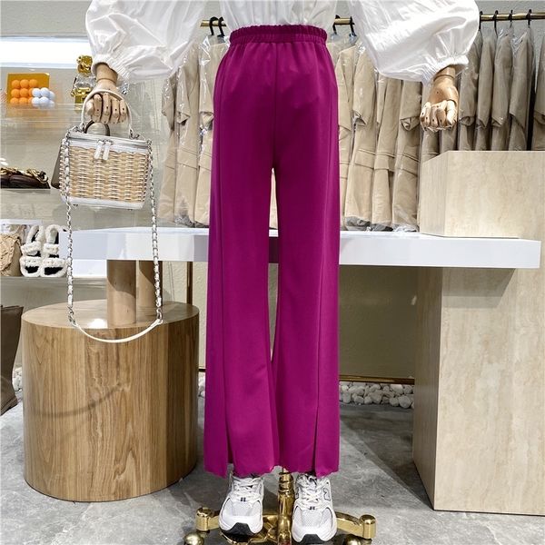 pant niche design spring high waist loose front slit simple and versatile skinny pants straight, White
pant niche design spring high waist loose front slit simple and versatile skinny pants straight, White