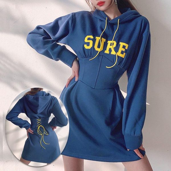 casual dresses womens fashion hooded corset dress letter long sleeve tunic slim waist sweatshirts pullover hoodie vestidos streetwear, Black;gray
casual dresses womens fashion hooded corset dress letter long sleeve tunic slim waist sweatshirts pullover hoodie vestidos streetwear, Black;gray