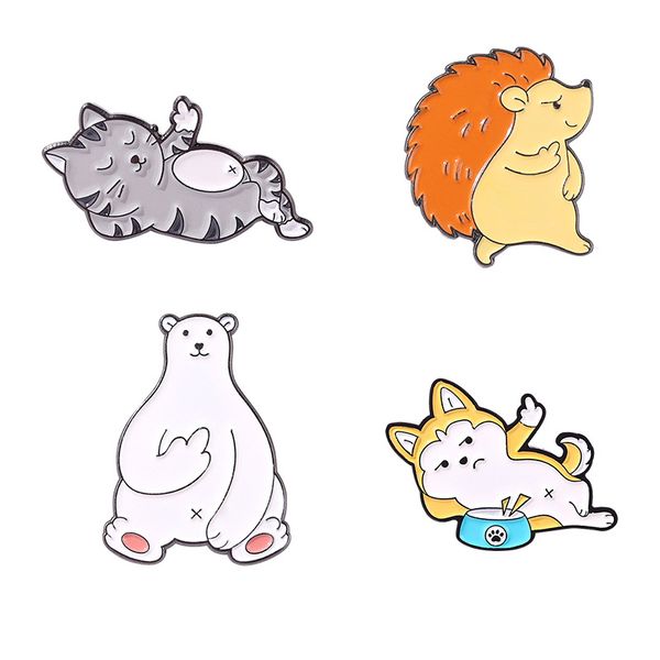 brooches pin for women cute cartoon cat white bear fashion dress coat shirt demin metal funny badges backpack gift jewelry, Gray
brooches pin for women cute cartoon cat white bear fashion dress coat shirt demin metal funny badges backpack gift jewelry, Gray