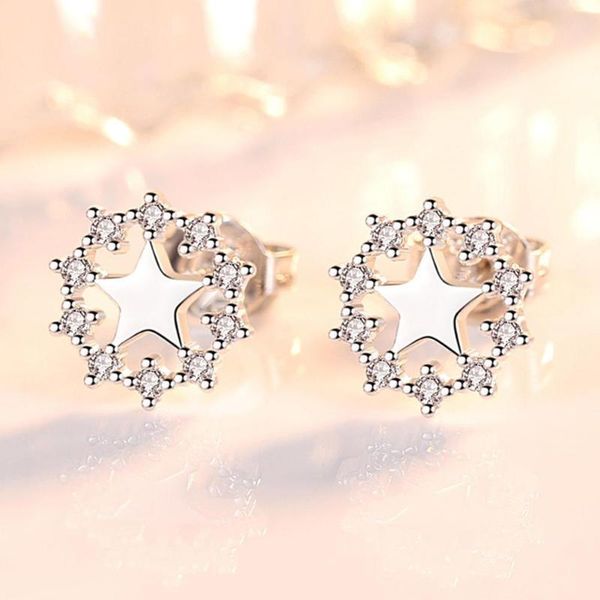 1pair zircon star earrings with diamonds fashionable stud jewelry bohemia metal for women eard style n7u4, Golden;silver
1pair zircon star earrings with diamonds fashionable stud jewelry bohemia metal for women eard style n7u4, Golden;silver