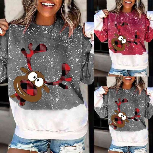 Christmas Sweater Women Winter O-neck Christmas Print Elk Sweaters Long Sleeve Warm Sweatshirt Fashion Tops Pull Femme, White;black
Christmas Sweater Women Winter O-neck Christmas Print Elk Sweaters Long Sleeve Warm Sweatshirt Fashion Tops Pull Femme, White;black