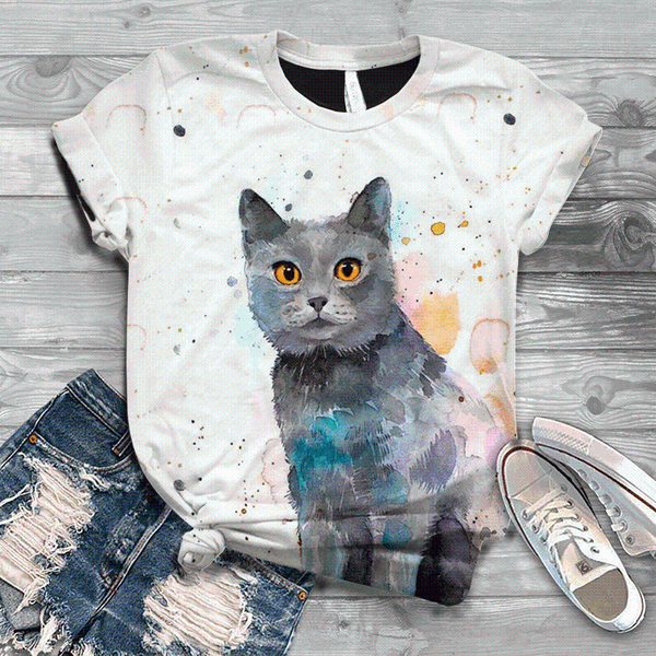 men's t-shirts fashion women's cat cute 3d printing sports t-shirt men and women summer short-sleeved jersey clothing, White;black
men's t-shirts fashion women's cat cute 3d printing sports t-shirt men and women summer short-sleeved jersey clothing, White;black