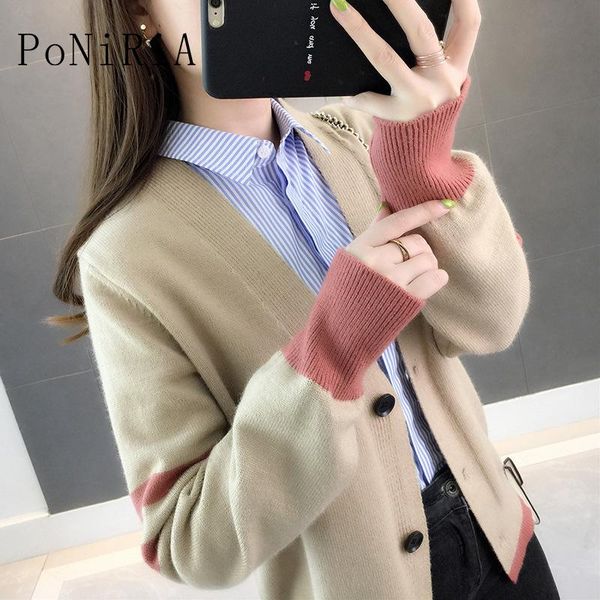 women's sweaters for 40kg -70kg/88lb-154lb casual korea style spring autumn v-neck knitted sweater soft loose woman open stitc, White;black
women's sweaters for 40kg -70kg/88lb-154lb casual korea style spring autumn v-neck knitted sweater soft loose woman open stitc, White;black
