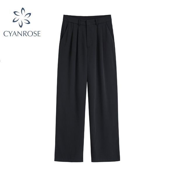 soft comfort women pants autumn casual high waist solid color vertical soft breathable womens trendy simple long suit pants 210417, Black;white
soft comfort women pants autumn casual high waist solid color vertical soft breathable womens trendy simple long suit pants 210417, Black;white