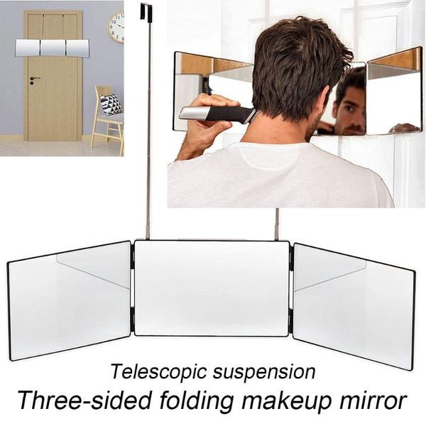 mirrors hanging trifold makeup mirror portable adjustable diy haircut tool for bathroom bedroom living room hfd889
mirrors hanging trifold makeup mirror portable adjustable diy haircut tool for bathroom bedroom living room hfd889