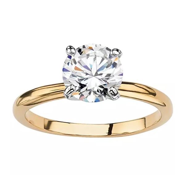 classic 14k yellow gold white gold moissanite ring vvs1 round cut engagement anniversary, Golden;silver
classic 14k yellow gold white gold moissanite ring vvs1 round cut engagement anniversary, Golden;silver