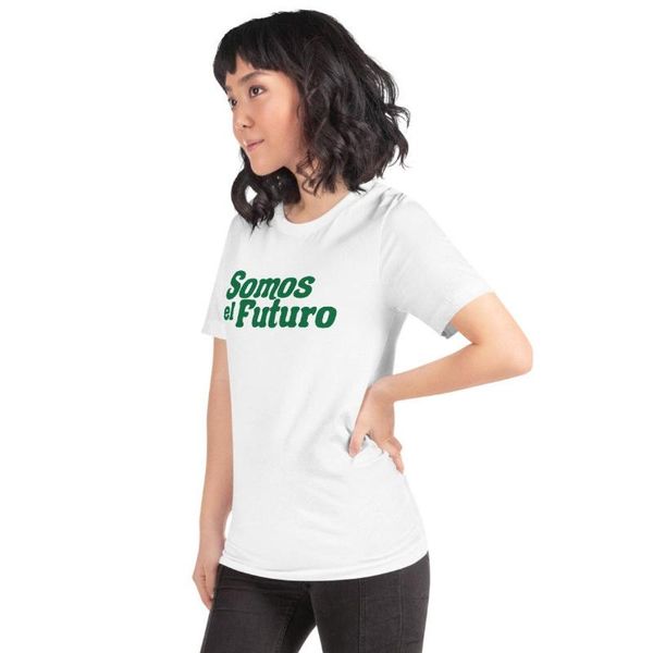 women's t-shirt somos el futuro cotton female shirt we are the future latina power eco friendly made white summer unisex
women's t-shirt somos el futuro cotton female shirt we are the future latina power eco friendly made white summer unisex