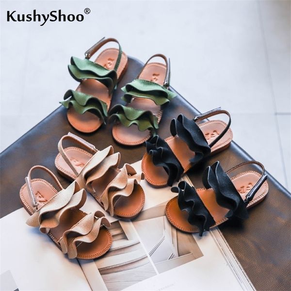 kushyshoo girls sandals summer children's korean ruffles princess shoes big children beach toddler girl 220314, Black;red
kushyshoo girls sandals summer children's korean ruffles princess shoes big children beach toddler girl 220314, Black;red