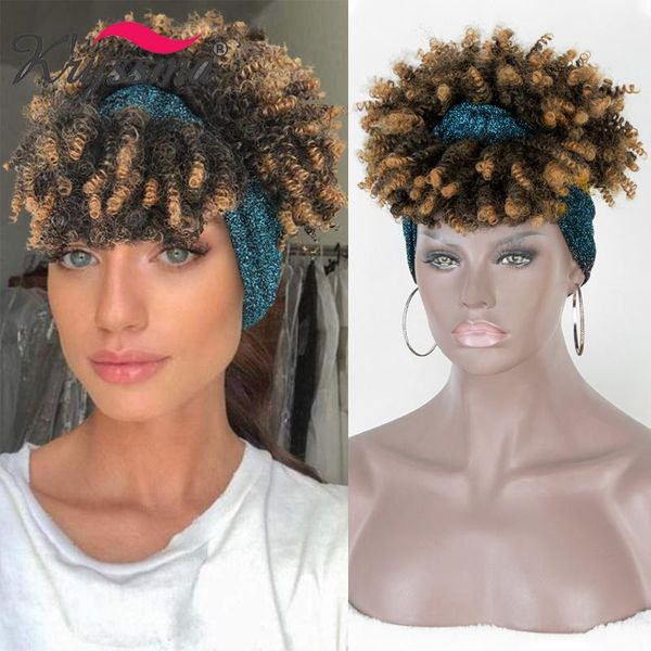 synthetic wigs afro puff brown blonde headband wig with bangs kinky curly for black women short wrap american
synthetic wigs afro puff brown blonde headband wig with bangs kinky curly for black women short wrap american
