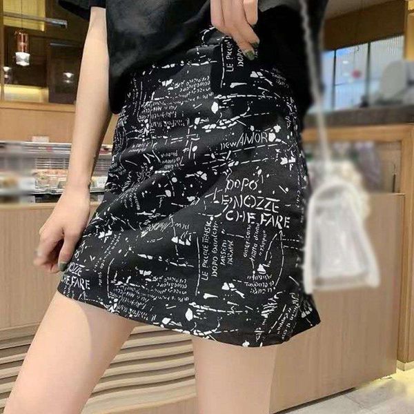 skirts summer casual high-waist female short skirt fashion print women mini, Black
skirts summer casual high-waist female short skirt fashion print women mini, Black
