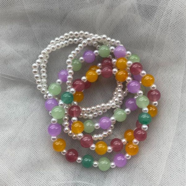beaded, strands 2 pcs/set ethnic multicolor glass beads bracelet set for women girls fashion transparent pearl elastic summer jewelry, Black
beaded, strands 2 pcs/set ethnic multicolor glass beads bracelet set for women girls fashion transparent pearl elastic summer jewelry, Black