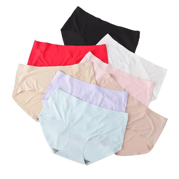 women's panties 6 pcs women seamless ice silk brief ladies panty black red white blue purple pink plus size, Black;pink
women's panties 6 pcs women seamless ice silk brief ladies panty black red white blue purple pink plus size, Black;pink