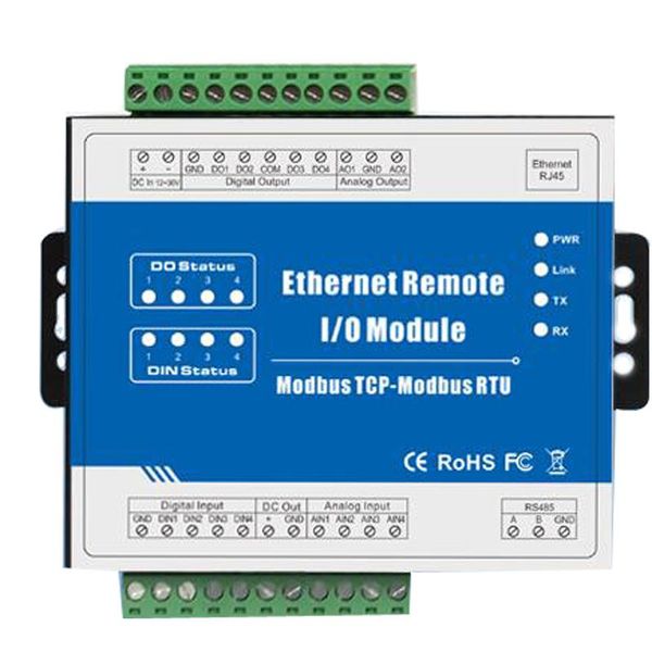 modbus tcp ethernet remote io module precision data acquisition 2 relay output for industrial measurement & control system alarm systems
modbus tcp ethernet remote io module precision data acquisition 2 relay output for industrial measurement & control system alarm systems