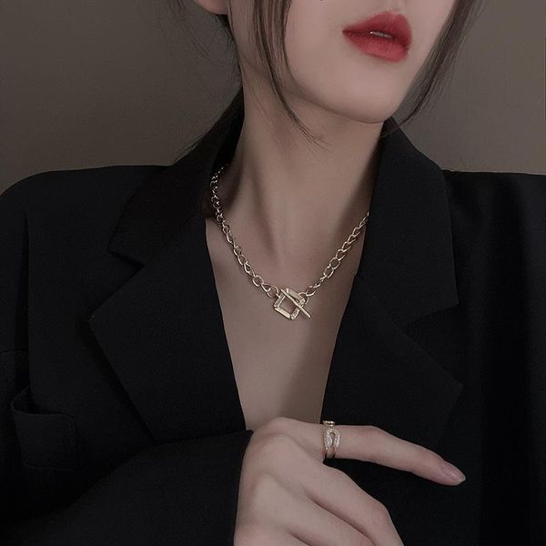 chains european ins hip-hop punk street ot buckle necklace for women fashion trend golden clavicle chain charm jewelry party gift, Silver
chains european ins hip-hop punk street ot buckle necklace for women fashion trend golden clavicle chain charm jewelry party gift, Silver