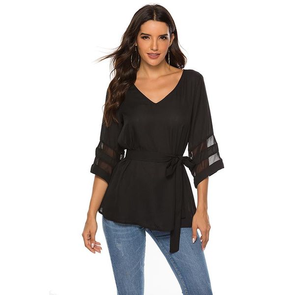 women's blouses & shirts long sleeve v neck trumpet office chiffon blouse casual comfortable, White
women's blouses & shirts long sleeve v neck trumpet office chiffon blouse casual comfortable, White