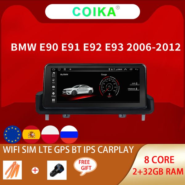 10.25 carplay car dvd player gps navi setero for bmw e90 e91 e92 e93 android 10 system wifi 2+32 gb ram google bluetooth music multimedia ip
10.25 carplay car dvd player gps navi setero for bmw e90 e91 e92 e93 android 10 system wifi 2+32 gb ram google bluetooth music multimedia ip