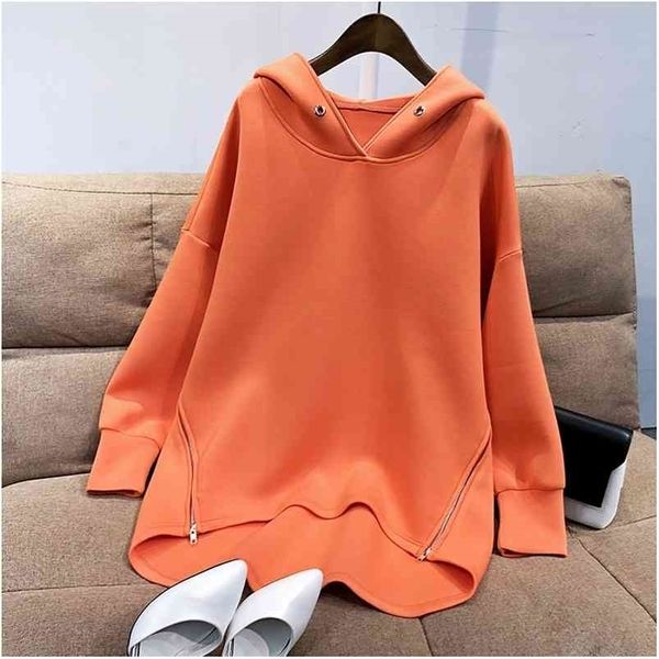 womens hoodies sweatshirt autumn korean thin long sleeve side zipper harajuku loose oversized pullovers female sudadera mujer 210816, Black
womens hoodies sweatshirt autumn korean thin long sleeve side zipper harajuku loose oversized pullovers female sudadera mujer 210816, Black