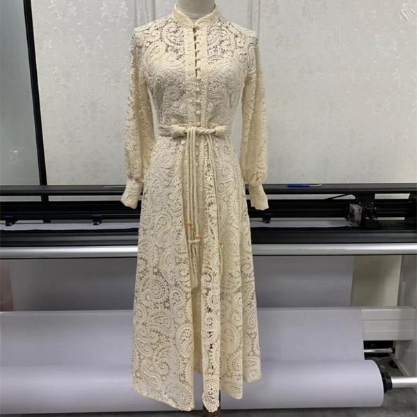 casual dresses 2021 long dress woman hollow out stand-up collar lace lantern sleeve spring elegant vestidos, Black;gray
casual dresses 2021 long dress woman hollow out stand-up collar lace lantern sleeve spring elegant vestidos, Black;gray