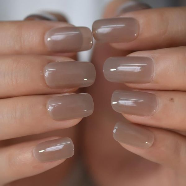 false nails 24pcs gel cover finish jelly khaki press on square flat shape medium long fake fingersnails, Red;gold
false nails 24pcs gel cover finish jelly khaki press on square flat shape medium long fake fingersnails, Red;gold