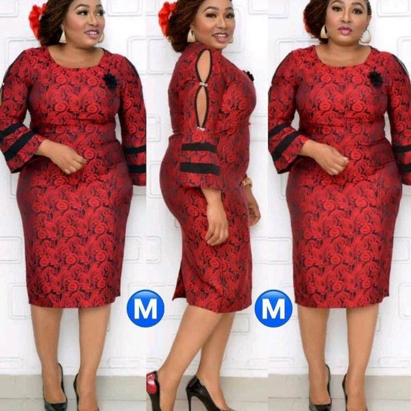 autumn fashion african women o-neck polyester plus size midi dress clothing dresses for 2xl-6xl ethnic, Red
autumn fashion african women o-neck polyester plus size midi dress clothing dresses for 2xl-6xl ethnic, Red