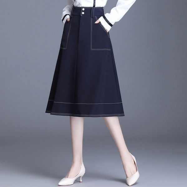skirts spring autumn women fashion high waist loose casual long a-line skirt office lady elegant chic plus size korean 4xl1 gxpl, Black
skirts spring autumn women fashion high waist loose casual long a-line skirt office lady elegant chic plus size korean 4xl1 gxpl, Black