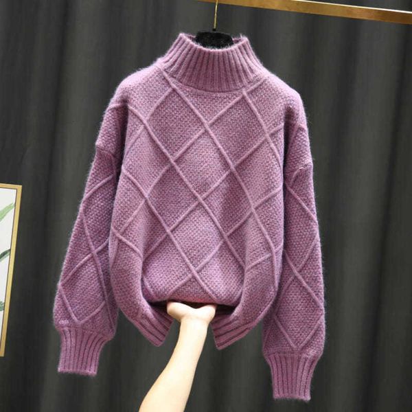 women's sweaters sweaters autumn and winter short thickened half turtleneck women's lazy style solid color pullover sweater 6zaf, White;black
women's sweaters sweaters autumn and winter short thickened half turtleneck women's lazy style solid color pullover sweater 6zaf, White;black
