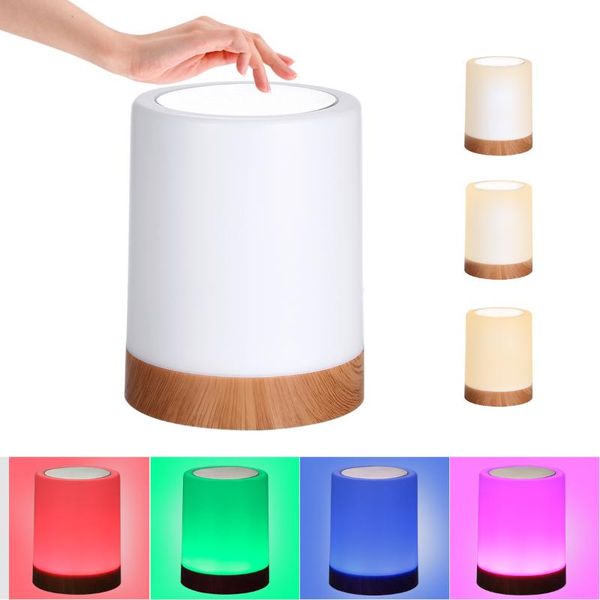 night lights touching control bedside light usb rechargeable dimmable table lamp warm white rgb color changing living room
night lights touching control bedside light usb rechargeable dimmable table lamp warm white rgb color changing living room