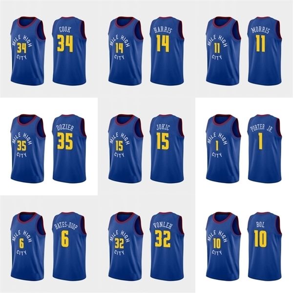 Denver\rNuggets\rNikola\rJokic Jamal Murray Michael Porter Jr. Bol Monte Morris\rNBA Blue Custom Men Statement Jersey, Color5
Denver\rNuggets\rNikola\rJokic Jamal Murray Michael Porter Jr. Bol Monte Morris\rNBA Blue Custom Men Statement Jersey, Color5