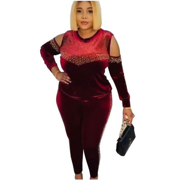 ethnic clothing velvet african dresses for women 2 piece set dashiki diamonds pants clothes bazin riche famous suit vetement femme, Red
ethnic clothing velvet african dresses for women 2 piece set dashiki diamonds pants clothes bazin riche famous suit vetement femme, Red
