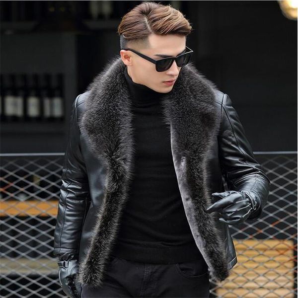 men's fur & faux m-5xl 2021 winter men lambswool leather jacket genuine coats thicken animal collar jaqueta masculino plus size, Black
men's fur & faux m-5xl 2021 winter men lambswool leather jacket genuine coats thicken animal collar jaqueta masculino plus size, Black