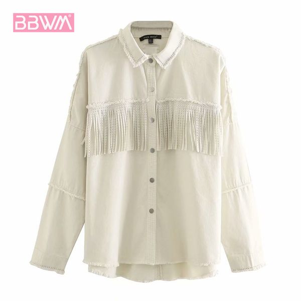 vintage denim studded fringed lapel long sleeves female jacket drill single-breasted irregular harajuku chic women's jacket 210507, Black;brown
vintage denim studded fringed lapel long sleeves female jacket drill single-breasted irregular harajuku chic women's jacket 210507, Black;brown