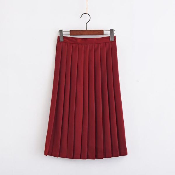 skirts japanese preppy style pleated skirt women's cute girls student uniform jk solid knee-length black & navy blue wine red
skirts japanese preppy style pleated skirt women's cute girls student uniform jk solid knee-length black & navy blue wine red