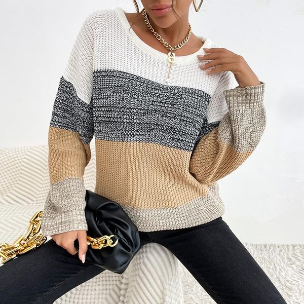 women's sweaters harajuku knit sweater women fall thin o neck long sleeve pullover female winter casual hit color spliced jumper lady, White;black
women's sweaters harajuku knit sweater women fall thin o neck long sleeve pullover female winter casual hit color spliced jumper lady, White;black