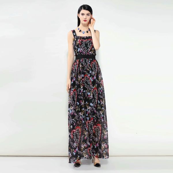 dress dressed long runway summer fashion for women vintage holiday party stylish chic sling print chiffon dresses, Black;gray
dress dressed long runway summer fashion for women vintage holiday party stylish chic sling print chiffon dresses, Black;gray