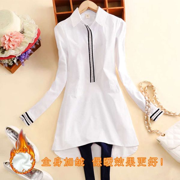women's blouses & shirts 6tsijiqing autumn korean simple lapel pullover long sleeve versatile stripe ol shirt 7zud, White
women's blouses & shirts 6tsijiqing autumn korean simple lapel pullover long sleeve versatile stripe ol shirt 7zud, White