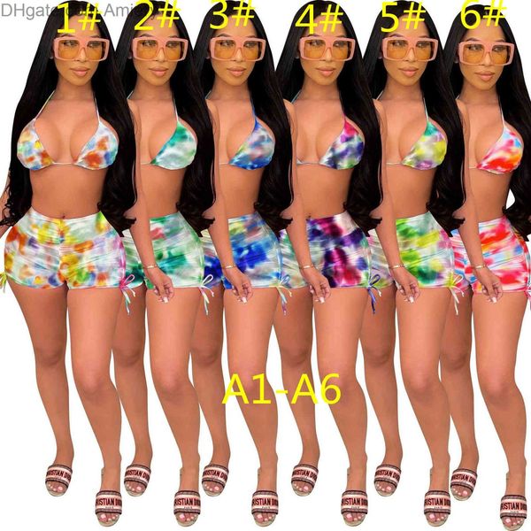 women tie dye tracksuits two pieces pants set sling summer shorts crop nightwear fashion ladies outfits a2021, Gray
women tie dye tracksuits two pieces pants set sling summer shorts crop nightwear fashion ladies outfits a2021, Gray
