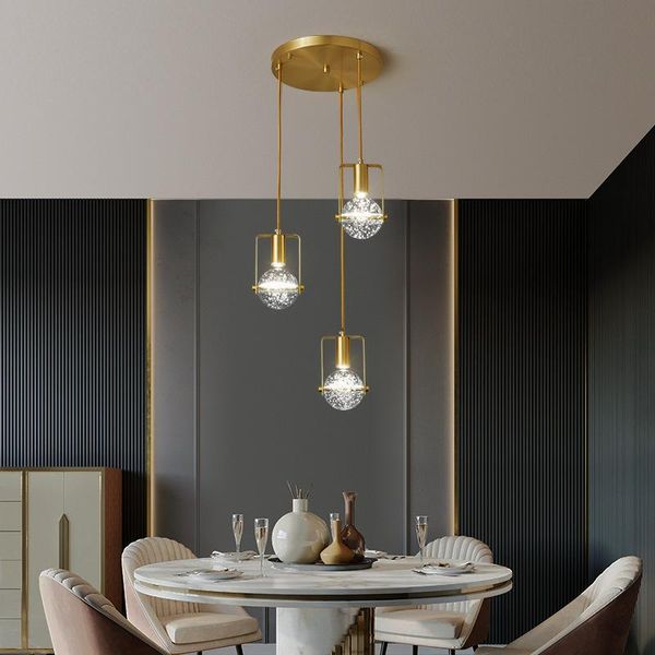pendant lamps nordic copper light luxury crystal chandelier bedroom 5w bedside dining hall aisle staircase villa art bar decor led lighting
pendant lamps nordic copper light luxury crystal chandelier bedroom 5w bedside dining hall aisle staircase villa art bar decor led lighting