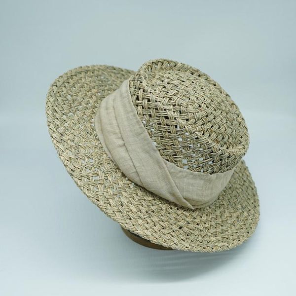 wide brim hats summer sun women fashion girl sea straw hat ribbon bow beach casual flat panama visor bone feminino, Blue;gray
wide brim hats summer sun women fashion girl sea straw hat ribbon bow beach casual flat panama visor bone feminino, Blue;gray