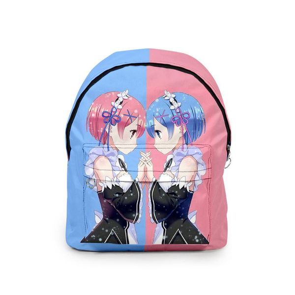 backpack re:life in a different world from zero school bags travel ribbon ring circle small for boys girls
backpack re:life in a different world from zero school bags travel ribbon ring circle small for boys girls