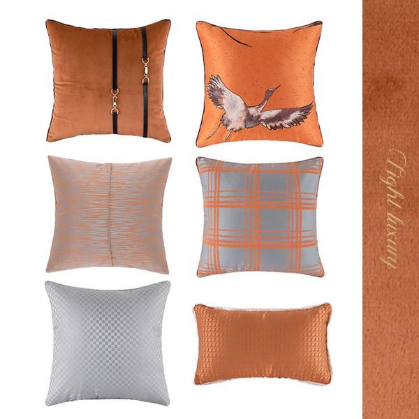 cushion/decorative pillow 45x45/50x30cm luxury orange cushion cover pillowcase metal buckle sofa decorative jacquard checkered backrest
cushion/decorative pillow 45x45/50x30cm luxury orange cushion cover pillowcase metal buckle sofa decorative jacquard checkered backrest