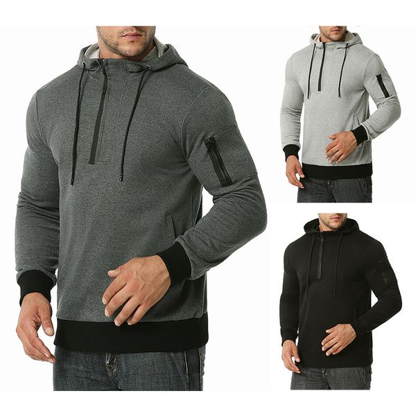 solid colorblock sweatshirt mens hoodies men solid casual pocket oversized warm contrast sweatshirts zipper decoration pullover 210524, Black
solid colorblock sweatshirt mens hoodies men solid casual pocket oversized warm contrast sweatshirts zipper decoration pullover 210524, Black