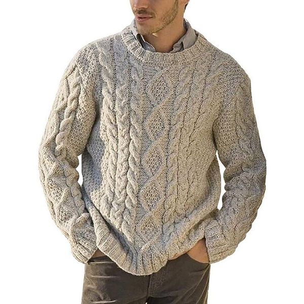 men's sweaters 2021 winter spring men pullovers minimalist knitting solid casual warm male coat simple loose vintage, White;black
men's sweaters 2021 winter spring men pullovers minimalist knitting solid casual warm male coat simple loose vintage, White;black