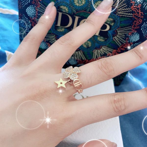 75% off luxury jewelry spring and summer 2021 new dijiafeng personality five pointed star pendant four clover made old opening ring female c, Silver
75% off luxury jewelry spring and summer 2021 new dijiafeng personality five pointed star pendant four clover made old opening ring female c, Silver